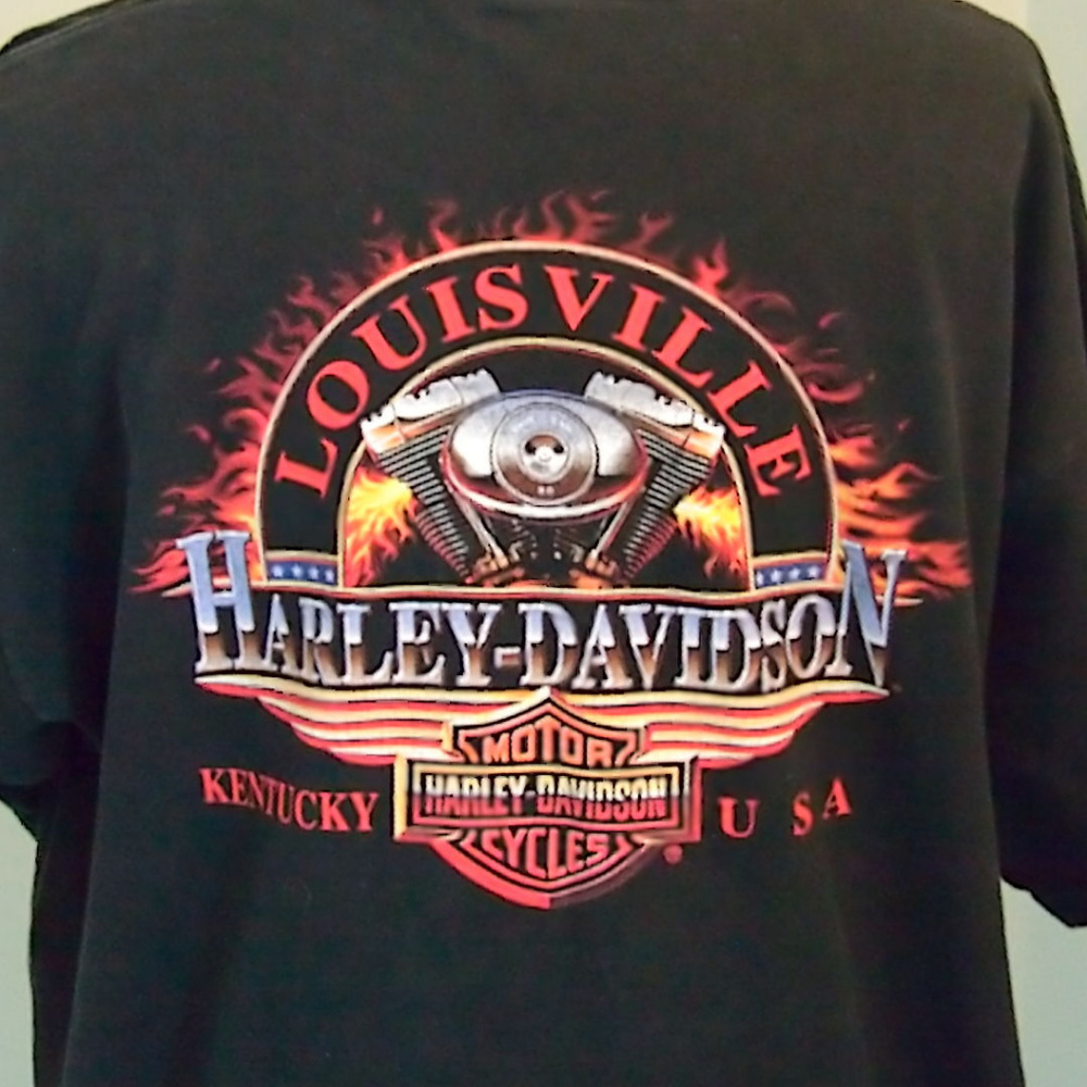 Harley Davidson Tshirt from the Lousiville Dealer